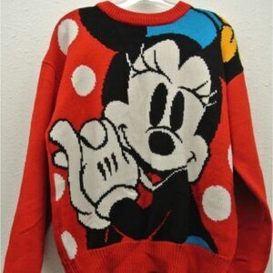 MICKEY & CO Vintage‎ Red Minnie Sweater Size L
